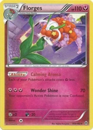XY BREAKthrough 103/162 Florges - Reverse Holofoil - Rare