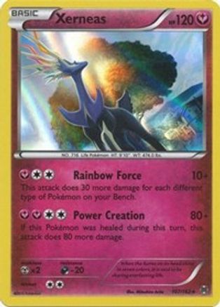 XY BREAKthrough 107/162 Xerneas - Reverse Holofoil - Holo Rare