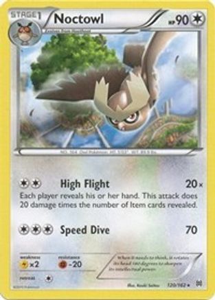 XY BREAKthrough 120 Noctowl - Reverse Holofoil - Rare