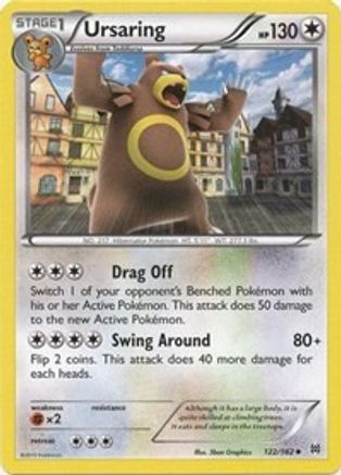 XY BREAKthrough 122 Ursaring - Reverse Holofoil - Uncommon