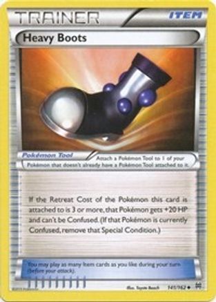 XY BREAKthrough 141 Heavy Boots - Reverse Holofoil - Uncommon