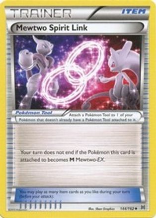 XY BREAKthrough 144/162 Mewtwo Spirit Link - Uncommon
