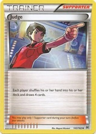 XY BREAKthrough 143/162 Judge - Reverse Holofoil - Uncommon