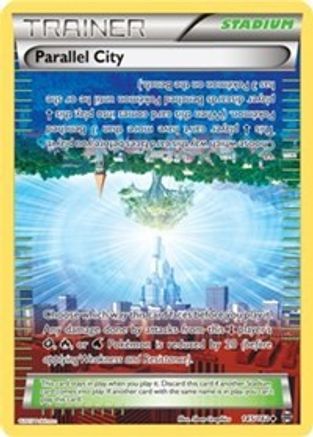XY BREAKthrough 145/162 Parallel City - Reverse Holofoil - Uncommon