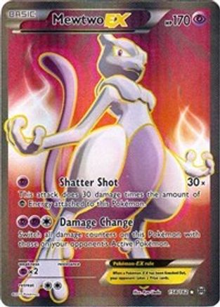 XY BREAKthrough 158/162 Mewtwo EX (158 Full Art) - Holofoil - Ultra Rare