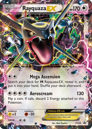 XY Promos XY69 Rayquaza EX (Shiny) - Holofoil - Promo