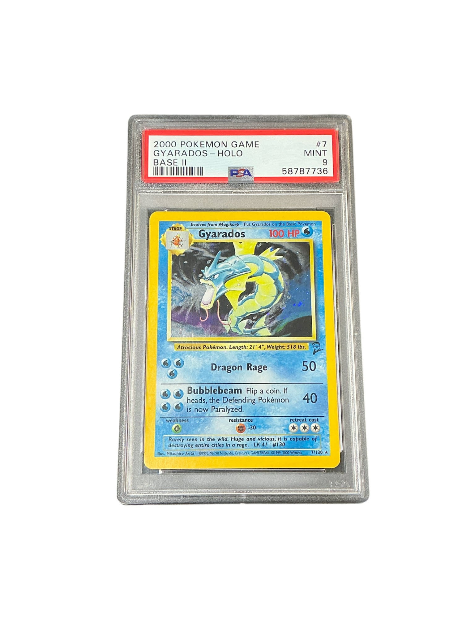 Base Set 2 007/130 PSA9 #58787736 Gyarados - Holofoil - Holo Rare