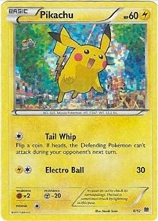McDonalds Promos 2015 /12 Pikachu - 6/12 - Holofoil - Promo
