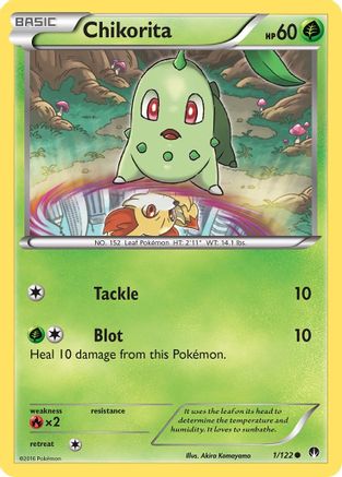 XY BREAKpoint 001/122 Chikorita - Common