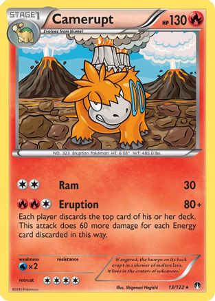 XY BREAKpoint 013 Camerupt - Rare