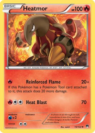 XY BREAKpoint 015 Heatmor - Reverse Holofoil - Uncommon