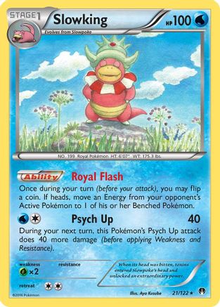 XY BREAKpoint 021/122 Slowking - Holofoil - Holo Rare