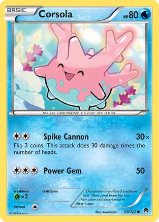 XY BREAKpoint 029/122 Corsola - Common