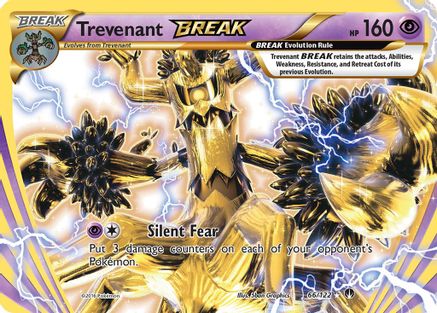 XY BREAKpoint 066/122 Trevenant BREAK - Holofoil - Rare BREAK