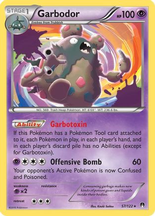 XY BREAKpoint 057/122 Garbodor - Holofoil - Holo Rare