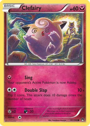 XY BREAKpoint 081/122 Clefairy - Common