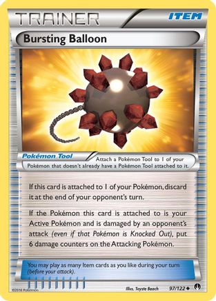 XY BREAKpoint 097/122 Bursting Balloon - Reverse Holofoil - Uncommon