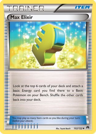 XY BREAKpoint 102/122 Max Elixir - Reverse Holofoil - Uncommon
