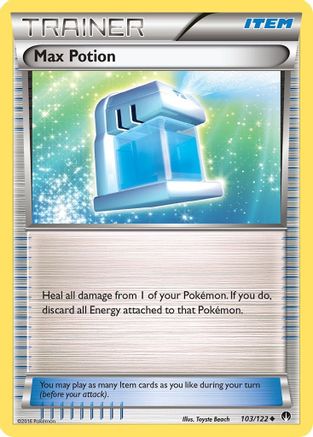 XY BREAKpoint 103/122 Max Potion - Uncommon