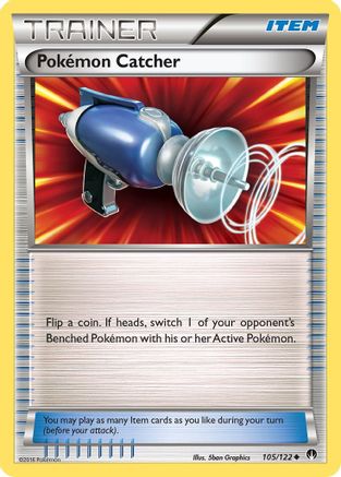 XY BREAKpoint 105/122 Pokemon Catcher - Uncommon