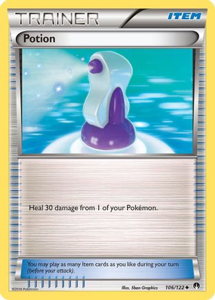 XY BREAKpoint 106/122 Potion - Reverse Holofoil - Uncommon