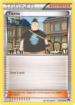 XY BREAKpoint 112/122 Tierno - Reverse Holofoil - Uncommon