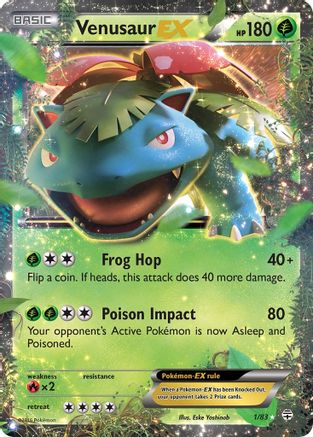 Generations 001/83 Venusaur EX - Holofoil - Ultra Rare