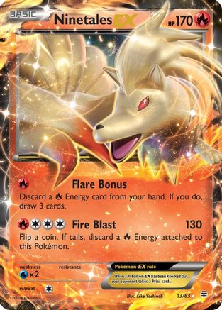 Generations 013/83 Ninetales EX - Holofoil - Ultra Rare