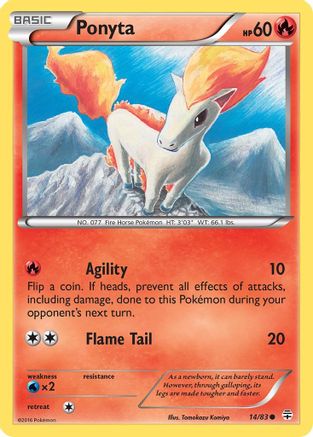Generations 014/83 Ponyta - Common