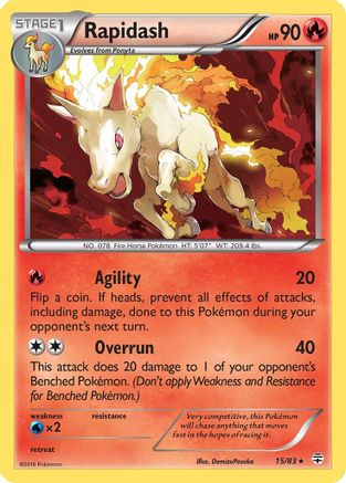 Generations 015/83 Rapidash - Rare