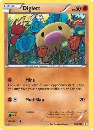 Generations 038/83 Diglett - Common