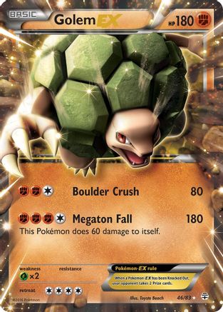Generations 046/83 Golem EX - Holofoil - Ultra Rare