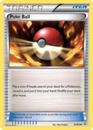 Generations 067/83 Poke Ball - Reverse Holofoil - Uncommon
