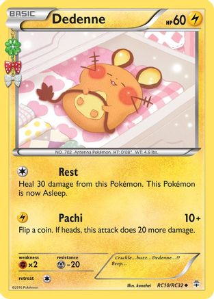 Generations Radiant Collection RC10/RC32 Dedenne - Holofoil - Uncommon
