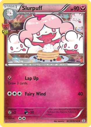 Generations Radiant Collection RC20/RC32 Slurpuff - Holofoil - Uncommon