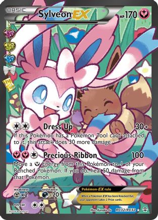 Generations Radiant Collection RC32/RC32 Sylveon EX (Full Art) - Holofoil - Ultra Rare