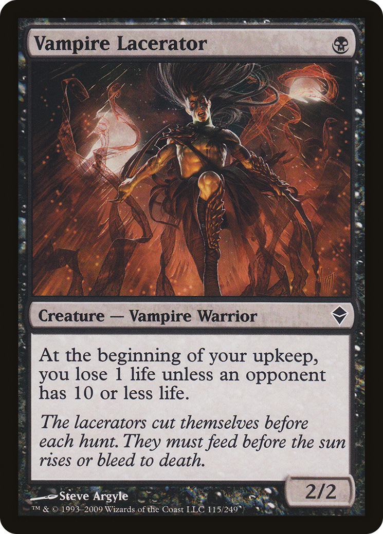 Zendikar - (ZEN-115) - Vampire Lacerator Foil