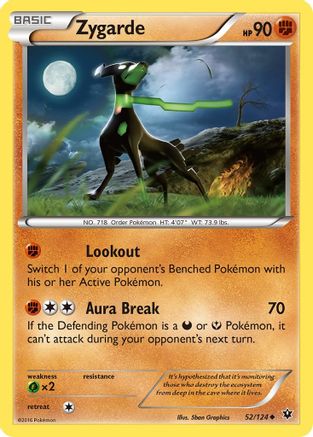 XY Fates Collide 052/124 Zygarde (52) - Uncommon