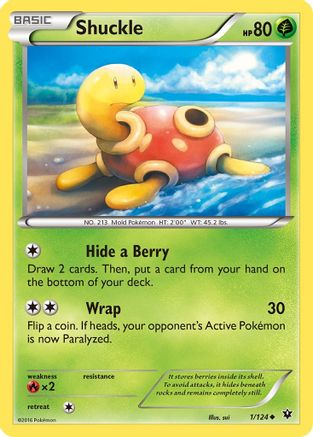 XY Fates Collide 001/124 Shuckle - Uncommon