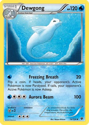 XY Fates Collide 016/124 Dewgong - Uncommon
