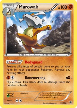 XY Fates Collide 037/124 Marowak - Rare