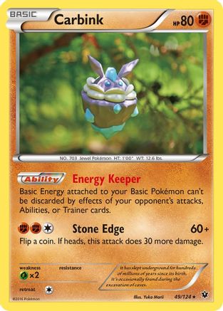XY Fates Collide 049/124 Carbink (49) - Rare