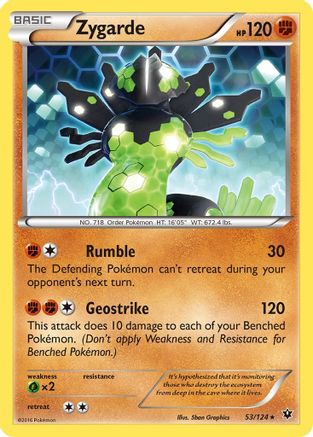 XY Fates Collide 053 Zygarde (53) - Rare