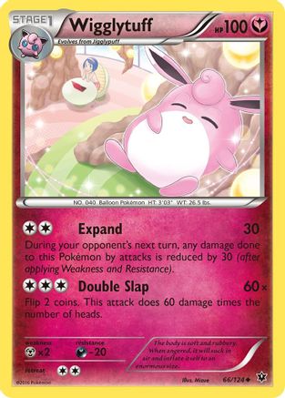 XY Fates Collide 066/124 Wigglytuff - Uncommon