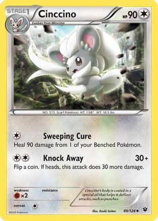 XY Fates Collide 089/124 Cinccino (89) - Uncommon
