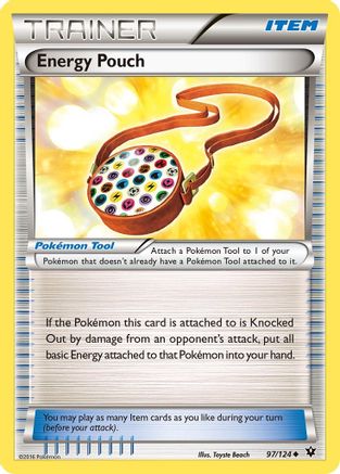 XY Fates Collide 097/124 Energy Pouch - Reverse Holofoil - Uncommon
