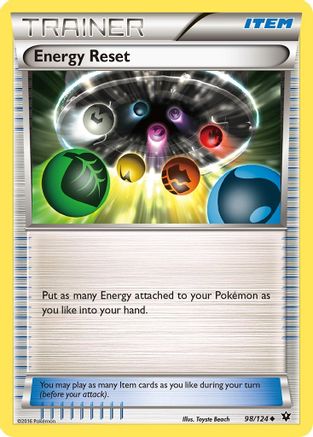 XY Fates Collide 098/124 Energy Reset - Uncommon