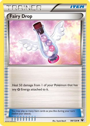 XY Fates Collide 099/124 Fairy Drop - Reverse Holofoil - Uncommon
