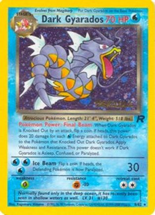 WoTC Promo 008/82 Dark Gyarados (Prerelease) - Holofoil - Promo