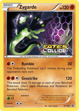 XY Promos XY129 Zygarde (Prerelease) - Holofoil - Promo